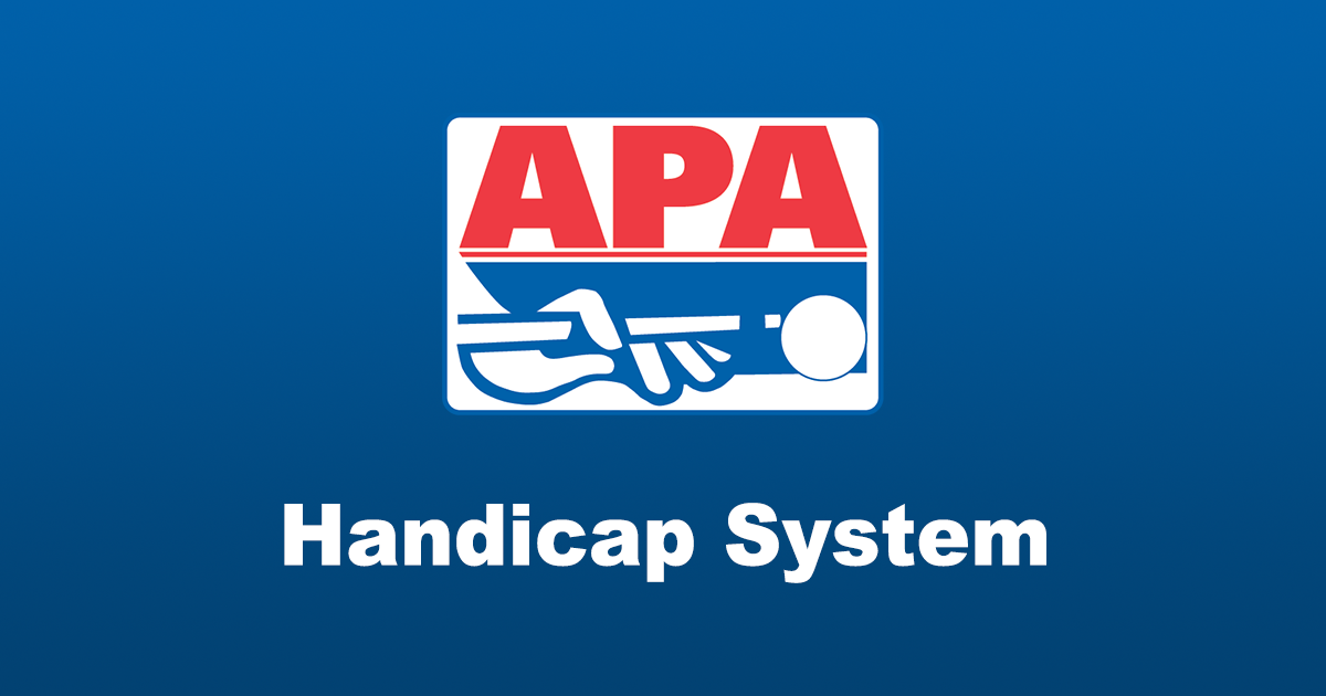 Handicap System Pool Rules for APA League Play