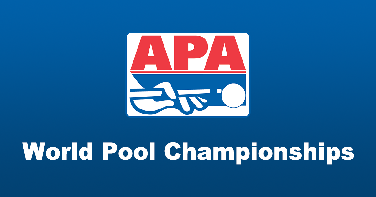 World Pool Championships Pool Rules for APA League Play